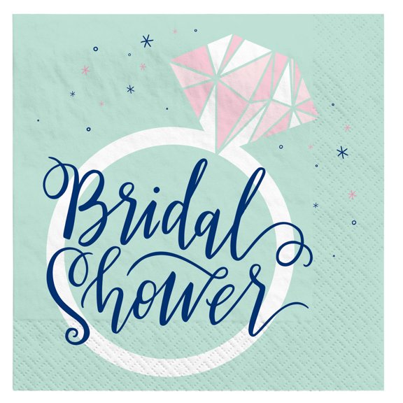 Mint Bridal Shower Small Napkins (16ct)