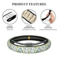 thumbnail image 6 of Easygdp Vintage Utensils Elastic Steering Wheel Cover, Auto Accessories, Fit Suvs, Vans,Cars, Trucks -15 inch, 6 of 8