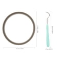 thumbnail image 2 of 6pcs Juicer Mixer Seal Rings Blender Replacement Parts Juicer Gaskets Blender Supply Compatible for NB900W/600W, 2 of 5