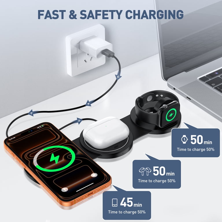 3-in-1 Wireless Charging Station for Apple Devices photo 3