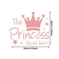 thumbnail image 2 of pdqouc Removable The Princess Wall Sticker Wall Sticker Girls Bedroom Decor Baby Room Art Decal for Girls Bedroom Living Room Dance Room Decoration, 2 of 3