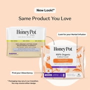 Honey Pot Cotton Comfort Incontinence Nighttime Pads 16ct