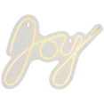 thumbnail image 3 of Northlight LED Joy Neon Lighted Christmas Wall or Window Decoration - 15", 3 of 10