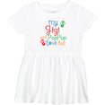 thumbnail image 3 of Inktastic My Gigi and Poppop Love Me Girls Baby Dress, 3 of 5