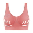 thumbnail image 2 of Women's Adjustable Ribbed Bra - Wireless Seamless Bralette | Lightweight Full Coverage with Wide Straps for Large Bust Support, 2 of 6