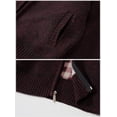 thumbnail image 3 of Gioberti Men's Knitted Regular Fit Full Zip Cardigan Sweater with Soft Brushed Flannel Lining, 3 of 5