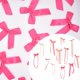 thumbnail image 5 of 12 piezas de decoración de pared con lazo, fondo decorativo DIY, lazo de cinta para fiesta Rosa, 5 of 8