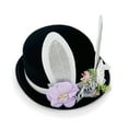 thumbnail image 4 of UJNDER Easter Rabbit Ears Rounded Hat Cute Performance Party Prop Accessory for Celebrations and Events Black, 4 of 6