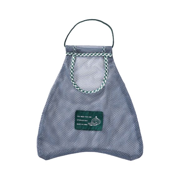Mesh Hanging Storage Bag, Kitchen Organizer for Fruits and Vegetables, Wall Mount Multi-Purpose Breathable Net Bag, Durable Polyester Tote for Home Use