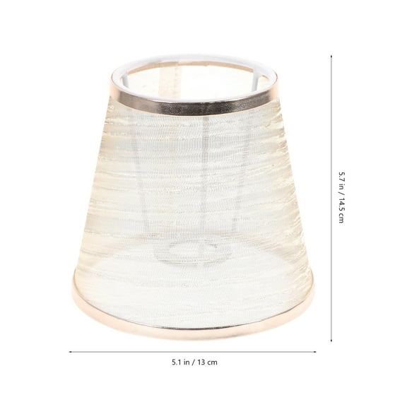 Small Lampshade E14 Light Socket Retro Chandelier Wall Lamp Cloth Lampshade