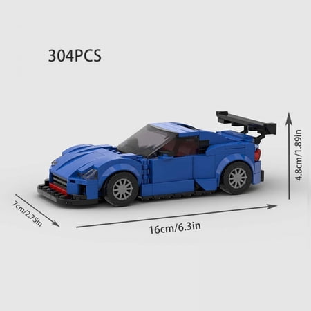 MOC BRZ STi Car Series Building Blocks Model Sets Sports Racing Speed Champion DIY Educational Bricks Toys Boys Kids Adult Gifts