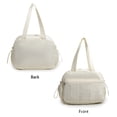thumbnail image 5 of Soft Large Gym Bag for Women, Duffle Bag for Travel with Wet Pocket, Lightweight Carry on Weekender Duffel, Water Resistant Shoulder Bag Duffle Bag with Detachable Strap, 5 of 7