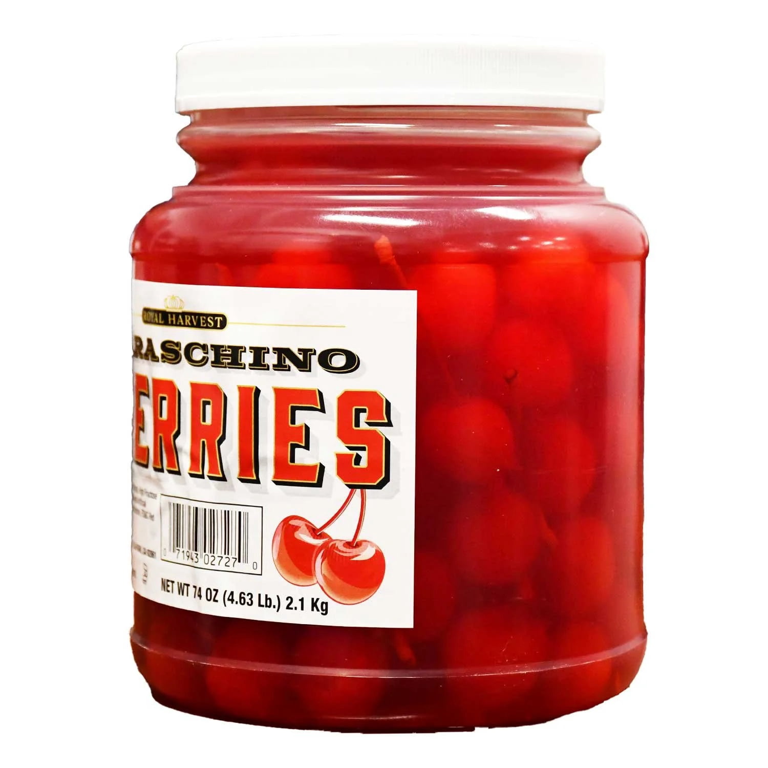 Royal Harvest Maraschino Cherries, 74 Ounce