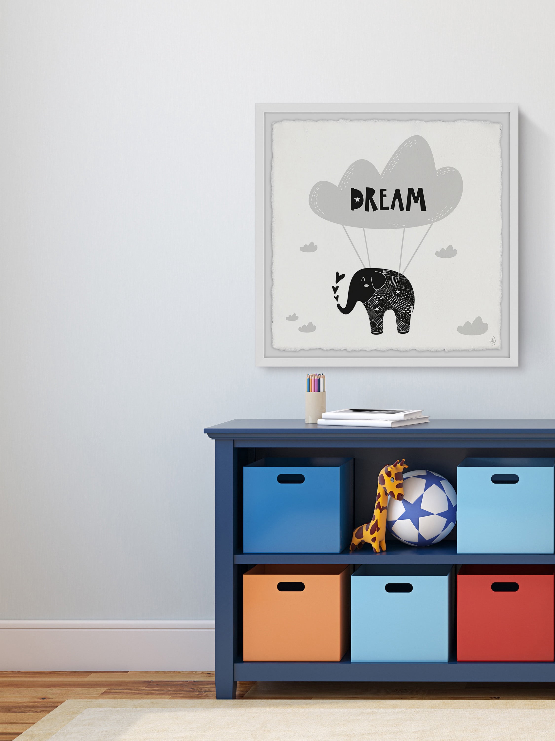 Marmont Hill Elephants Dream Framed Wall Art