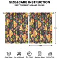 thumbnail image 2 of Pizza (41)_23 Curtains-blackout Curtains Bedroom Decor Living Room Darkening Grommet Window Drapes 2 Panels Set 42"x 54", 2 of 2