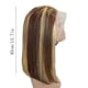 thumbnail image 3 of Fiudx Liquidación de ahorros de verano Peluca de mujer de moda con división central hasta los hombros, pelo de clavícula, peluca de seda de alta temperatura, cubierta de cabeza completa, 3 of 7