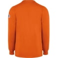 thumbnail image 2 of Orange Long Sleeve Tagless Henley, 2 of 7