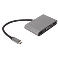 thumbnail image 5 of Hub USB C 5 en 1 4K compatible con 3 monitores Carga rápida de 100 W Interfaz multimedia de alta definición dual de tipo C Hub VGA PD, 5 of 5