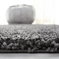 thumbnail image 4 of SAFAVIEH Primo Mason Solid Shag Area Rug, Dark Grey, 4' x 4' Round, 4 of 7