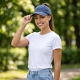 thumbnail image 7 of Washed Vintage Dad Hat with Cute Puppy Dog Embroidery Unisex Soft Cotton Baseball Cap Adjustable Strapback, 7 of 7