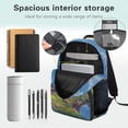 thumbnail image 4 of Yspwyqan Kids Backpack Set for Elementary, Vintage Steam Train Backpack and Lunchbox with Padded Straps, Large Capacity Daypack for Boys Back to School Supplies, 4 of 7