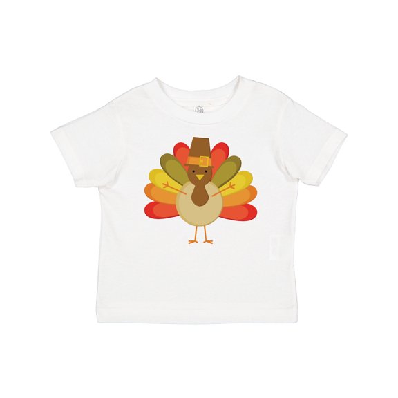 Inktastic Thanksgiving Pilgrim Turkey Holiday Boys or Girls Baby T-Shirt