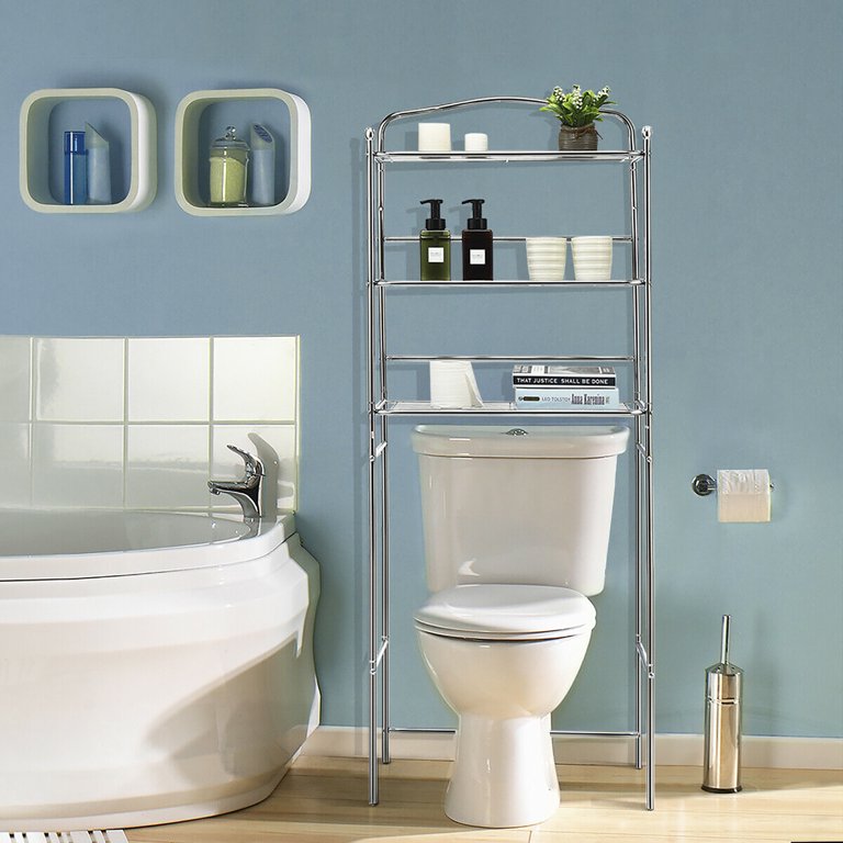 Costway 3-tier Over-the-toilet Storage Rack Bathroom Organizer