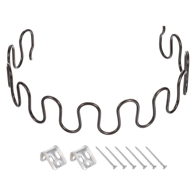 Unique Bargains 1Set Upholstery Spring Replacement Kits, 19.69" Sagging Cushions Repair Kit with Clips Nails for Furniture