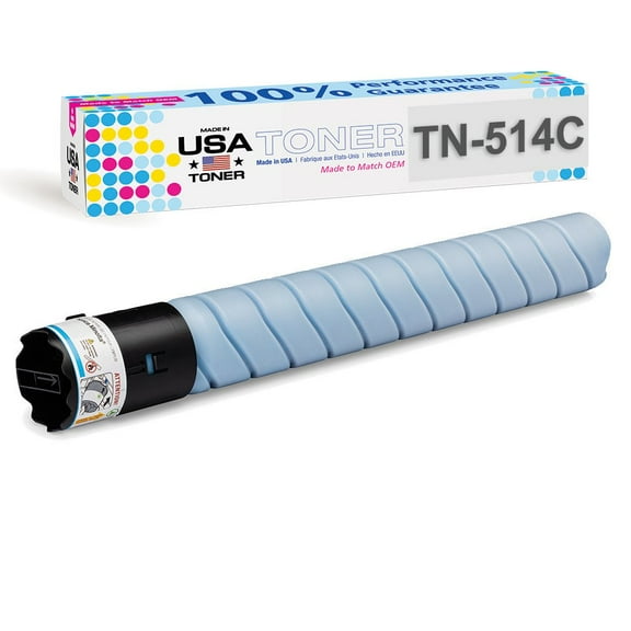 Compatible Konica Minolta TN514C, Bizhub C458, C558, C658 toner Cyan