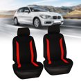 thumbnail image 5 of Dingln 4 Pcs / Ensemble Voiture Automatique Siège Repose-tête Couvre Protecteurs D'accessoires Universel (Rouge + Noir), 5 of 5