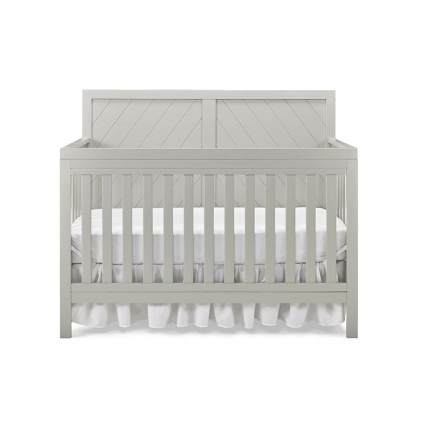 Fisher Price Buckland 4 In 1 Convertible Crib Misty Grey