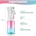 thumbnail image 3 of SOONEL Atomizer Bottle 200ml/300ml Color Gradient Spray Bottle Hairdressing Spray Refillable Bottle, 3 of 10