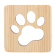thumbnail image 2 of Lámpara de madera D Bling Bling luz de noche con forma de pata de gato, 2 of 12