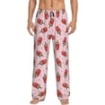 thumbnail image 2 of Goofa Watermelon Ice Cream Printed Soft Pajama Pants for Men, Wide Leg Comfy Casual Lounge Yoga Pants-, 2 of 9
