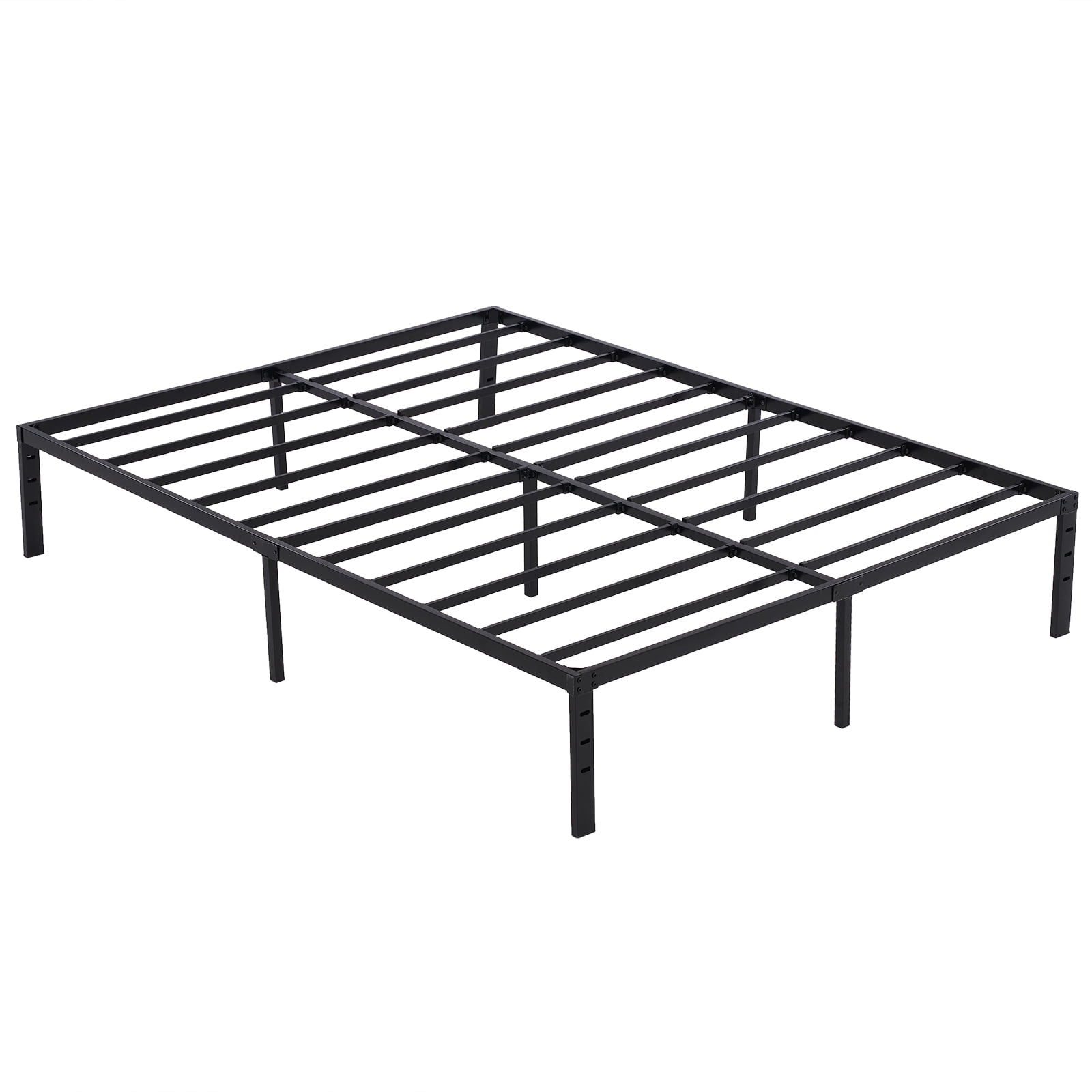 Eling Home King Size Bed Frame No Box Spring Needed, 14 inch Heavy Duty Metal Platform Bed Frame, Black