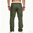 thumbnail image 6 of Mavick Pants for Men Drawstring Casual Hiking Joggers Athletic Trousers Loose Straight Sweatpants for Men, 6 of 9