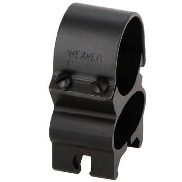 Weaver 1" See-Thru Quad Lock Rifle Scope Ring, 2 Pack, Aluminum