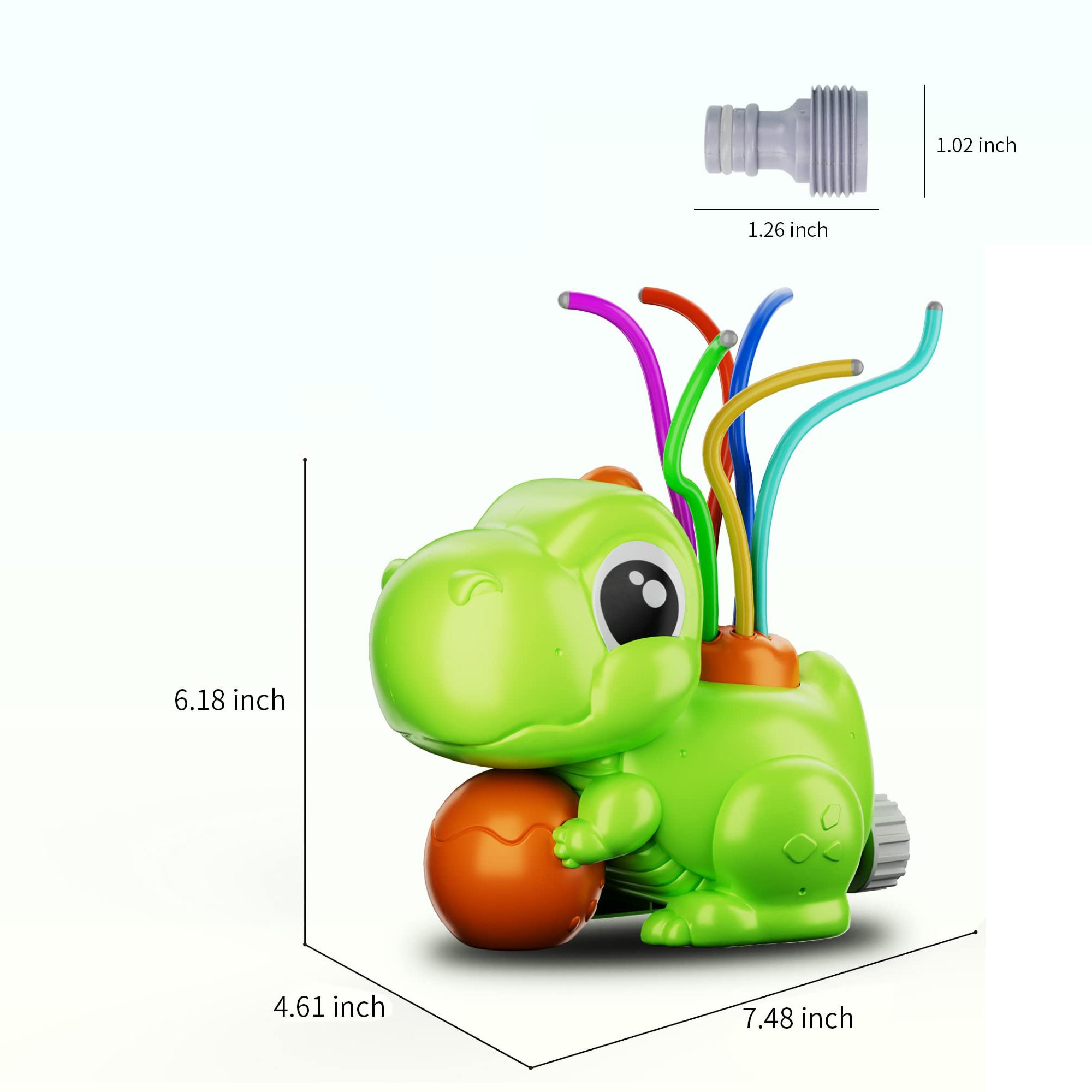 SALYWEE Sprinkler Outdoor Toy, Shower Toy, Cartoon Design, Fun Shape, Portable Summer Courtyard Lawn Water Toy, Party & Bathroom