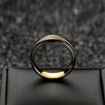 thumbnail image 6 of 8mm Double-color Plating Titanium Steel Wedding Band Men Engagement Ring Sz 7-12, 6 of 9