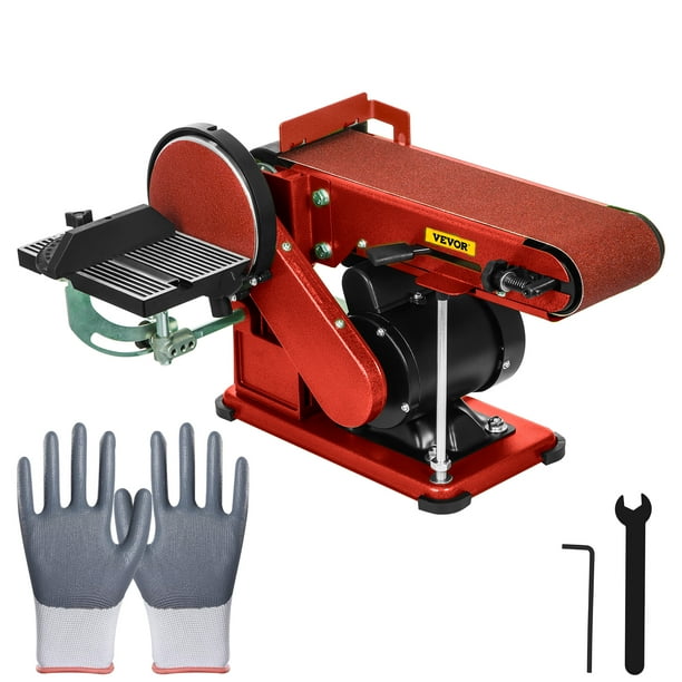 Portable disc sander outlet