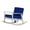 Driftwood Gray Finish + Navy Cushions, variant on Cfowner Modern Accent Rocking Chair for Living Room/Bedroom/Nursery, Natural Oil Finish, Dark Green Cushions