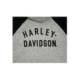 thumbnail image 2 of Harley-Davidson Little Girls' Bar & Shield French Terry Hoodie - Gray (4/5), Harley Davidson, 2 of 2