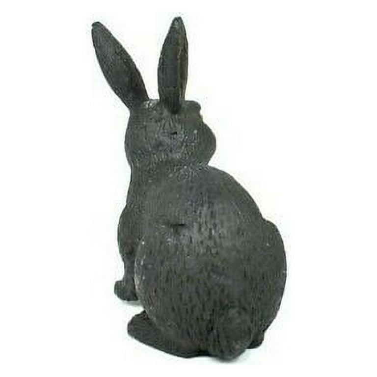 Rabbit Black Realistic Small Toy Model Plastic Replica