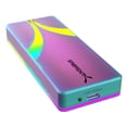 thumbnail image 1 of Carcasa SSD SABRENT Rocket RGB USB C de 20 Gbps M.2 Sata/NVMe, 1 of 6