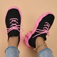 thumbnail image 4 of Women breathable knitted sports shoes, lightweight walking shoes, comfortable and casual loafers, suitable for gyms and travel, 4 of 4
