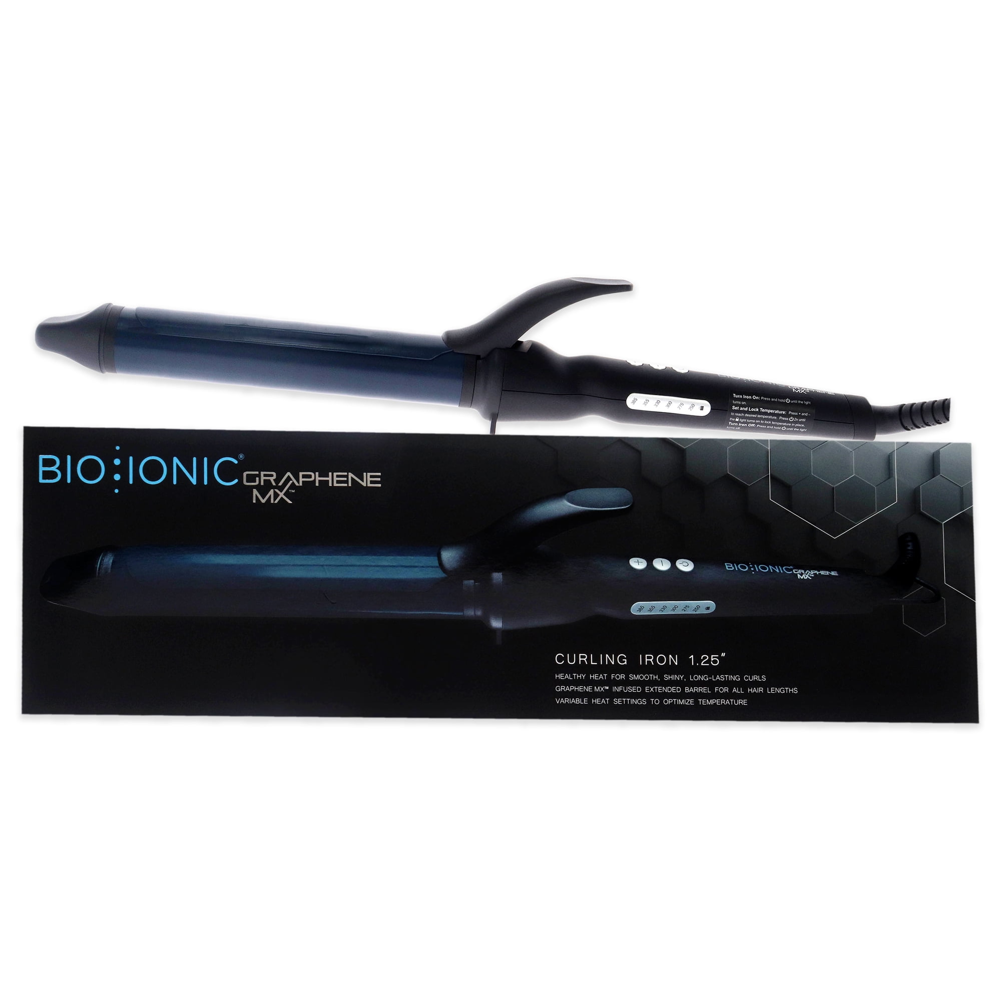 Bio ionic graphene curling top iron XTRA long barrel