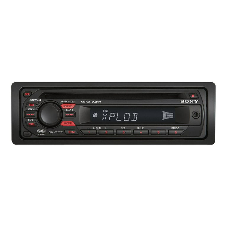 Sony CDX-GT23W - Car - CD receiver - Xplod - in-dash - Single-DIN