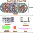 thumbnail image 4 of Pcs Diamond Mats with Holders, Crafts for Adults, Mandala Mats for DIY Painting, Mats for Diamond Painting, 4 of 5