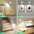 thumbnail image 2 of Luces de pared Lightbiz, 2 unidades, control remoto magnético recargable con LED, 2 of 6