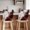 Red, variant on Marble Red Chair Back Cover for Dining Room Set of 4,Modern Abstract Gold White Brick Stone Motif Removable Kitchen Chair Slipcovers,Washable Seat Protector for Restaurant Party Banquet Wedding